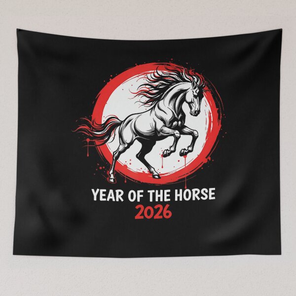 Item preview, Year Of The Horse 2026 Lunar Zodiac Chinese New Year designed and sold by DeborahCarolyn.