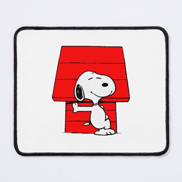 Item preview, Snoopy Relaxing Beside His Red Doghouse designed and sold by matildampugh.