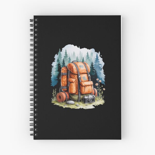 Item preview, Hiking Backpack with Outdoor Gear designed and sold by BubblePancake.