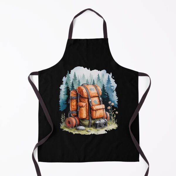 Item preview, Hiking Backpack with Outdoor Gear designed and sold by BubblePancake.