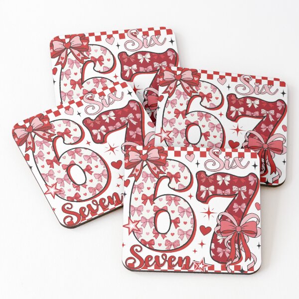Item preview, Funny Six Seven 67 Viral Coquette Bow designed and sold by minlik.