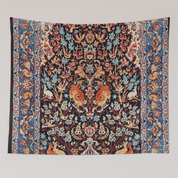 Item preview, Isfahan Animal Persian Rug designed and sold by Vicky Brago-Mitchell®.