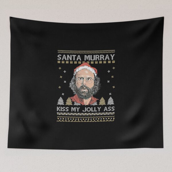 Item preview, Kiss My Jolly Ass Santa Murray designed and sold by Elenafatulla.