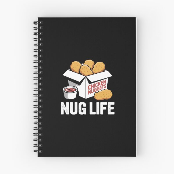 Item preview, Hilarious Nug Life Chicken Nuggets Funny Junk Food designed and sold by BubblePancake.
