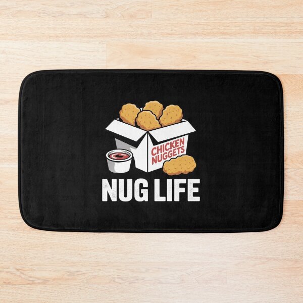 Item preview, Hilarious Nug Life Chicken Nuggets Funny Junk Food designed and sold by BubblePancake.