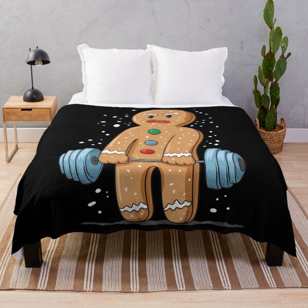 Item preview, Gingerbread Weightlifting Workout Bodybuilding designed and sold by ElaineEsther.