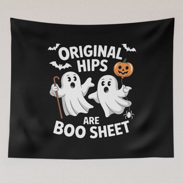 Item preview, Hip Replacement Hip Surgery Recovery Ghost Halloween designed and sold by BubblePancake.