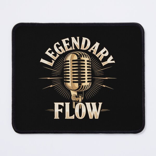 Item preview, Hip-hop Legendary Flow Rapper Microphone Graphic designed and sold by BubblePancake.