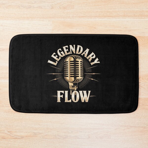 Item preview, Hip-hop Legendary Flow Rapper Microphone Graphic designed and sold by BubblePancake.