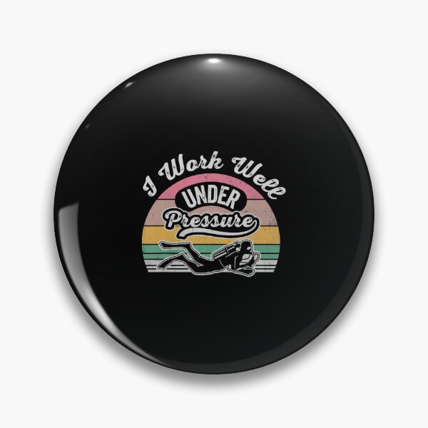 Item preview, I Work Well Under Pressure Scuba Diver designed and sold by TaraAnnie.
