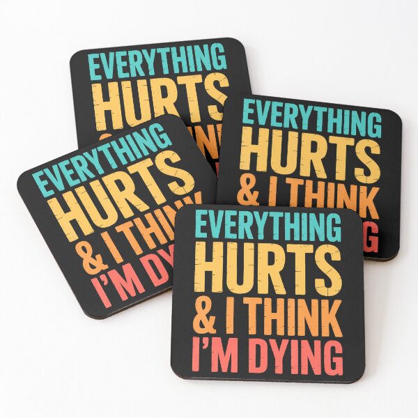 Item preview, Everything Hurts I Think Im Dying Workout Weightlifting designed and sold by ElaineEsther.