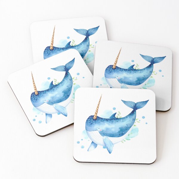 Item preview, Nursery Narwhal Wall Art designed and sold by Rutvain.