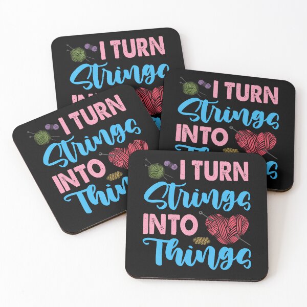 Item preview, Crochet Lover Turn Strings Into Things Funny Knitting designed and sold by AdrianaDoria.