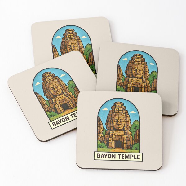 Item preview, Bayon Temple - Ancient Khmer Stone Faces Angkor Cambodia designed and sold by Myra365Art.