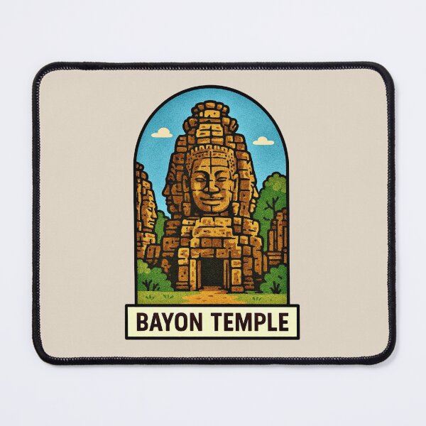 Item preview, Bayon Temple - Ancient Khmer Stone Faces Angkor Cambodia designed and sold by Myra365Art.