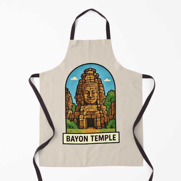 Item preview, Bayon Temple - Ancient Khmer Stone Faces Angkor Cambodia designed and sold by Myra365Art.