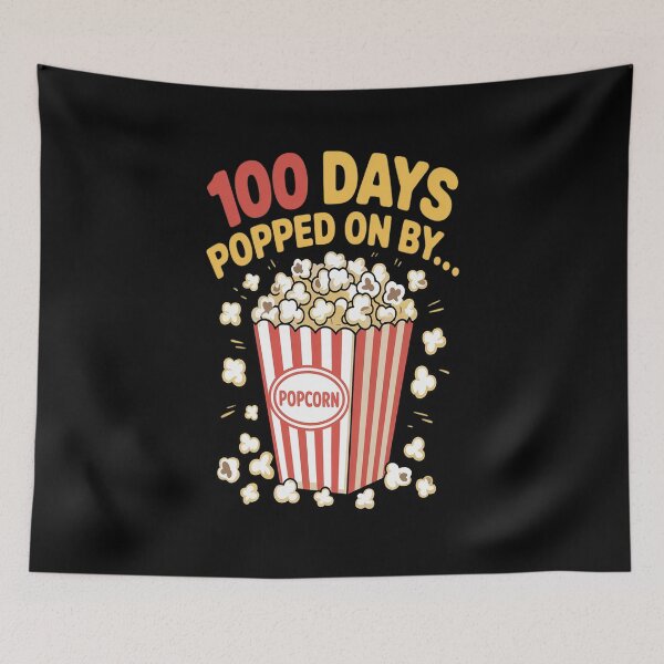 Item preview, 100 days popped on by 100 days popcorn designed and sold by repconomArt.