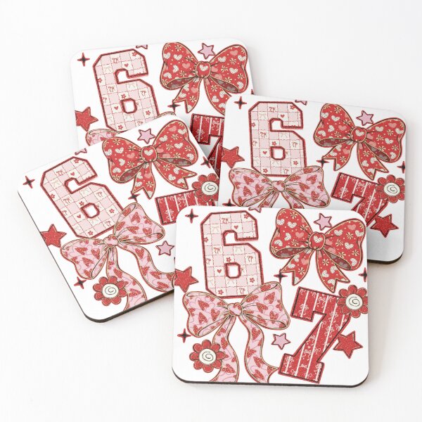 Item preview, Funny Six Seven 67 Viral Coquette Bow designed and sold by minlik.