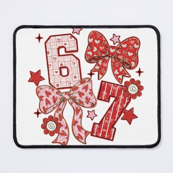 Item preview, Funny Six Seven 67 Viral Coquette Bow designed and sold by minlik.