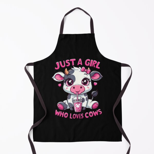 Item preview, Cow Just A Girl Who Loves Cows designed and sold by ChelseaEula.