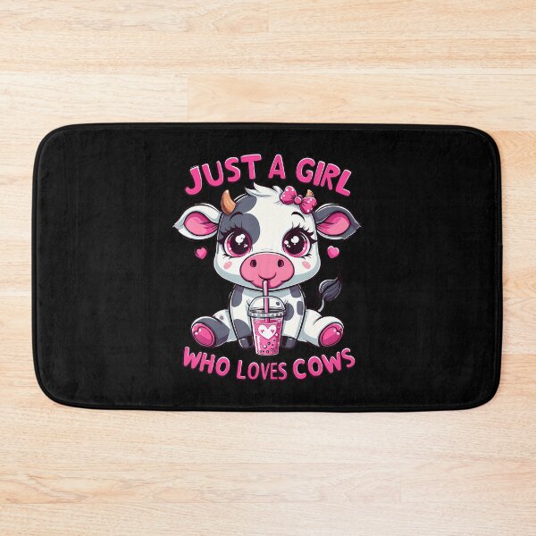 Item preview, Cow Just A Girl Who Loves Cows designed and sold by ChelseaEula.