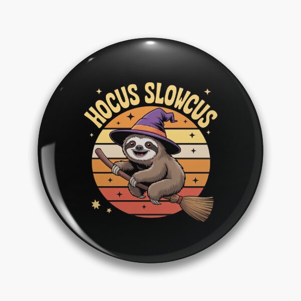 Item preview, Hocus Slowcus Sloth Halloween Outfit Witch designed and sold by NetoGalaxy.