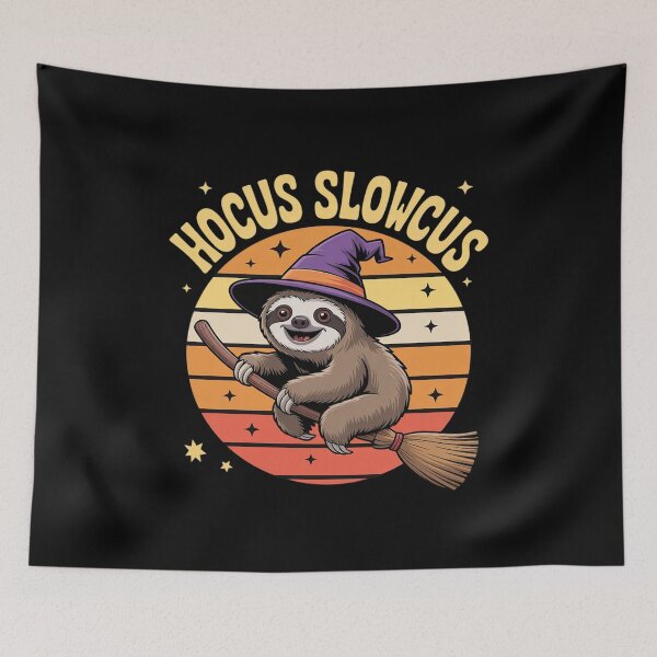 Item preview, Hocus Slowcus Sloth Halloween Outfit Witch designed and sold by NetoGalaxy.