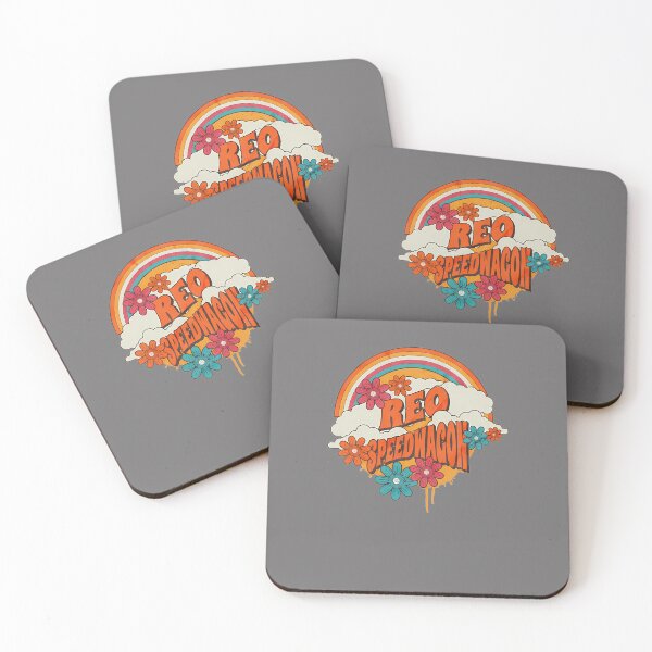Item preview, RETRO RAINBOW---REO SPEEDWAGON T-SHIRT designed and sold by HerrProt.