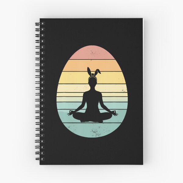 Item preview, Retro Yoga Easter Egg Easter Day Mediation designed and sold by ElaineEsther.