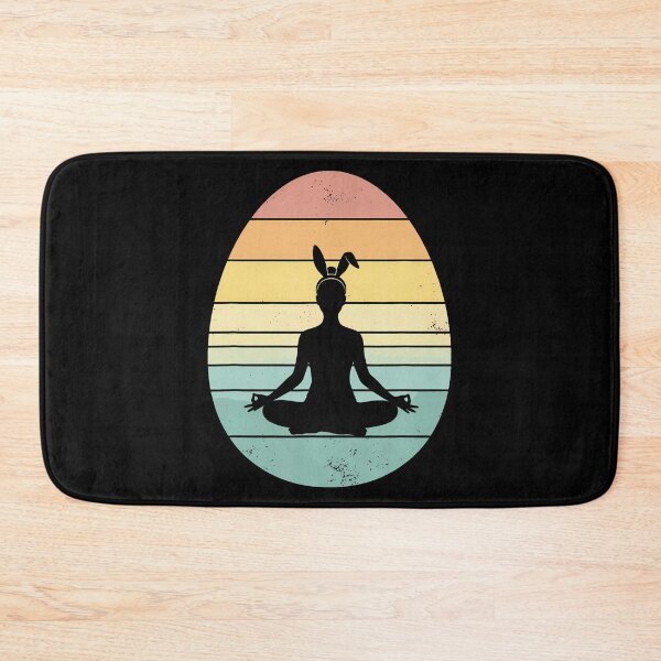 Item preview, Retro Yoga Easter Egg Easter Day Mediation designed and sold by ElaineEsther.