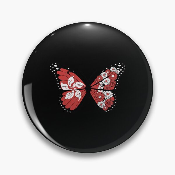 Item preview, Hong Kong Flag Pride Hong Kong Roots Butterfly designed and sold by NetoGalaxy.