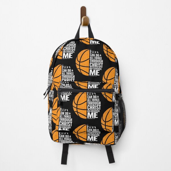 Item preview, I Can Do All Things Through Christ Christian Basketball designed and sold by JuanitaJulia.