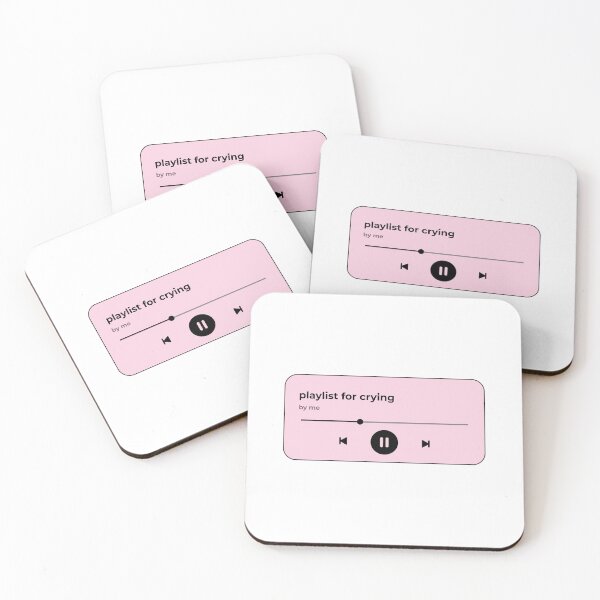 Item preview, playlist for crying (music player) (pink version) designed and sold by Hi-kari.