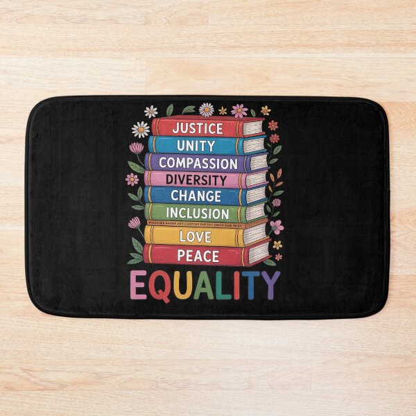 Item preview, Equal Rights Book Flower Equality Peace Love Kindness Book designed and sold by repconomArt.