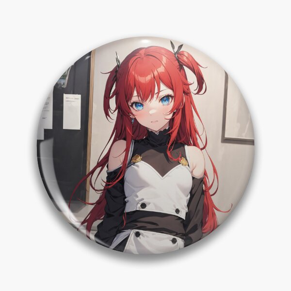 Item preview, Xue Wang World Dai Star Anime Art | Red Hair Actress Idol Theatrical Aesthetic designed and sold by iloveanimechibi.