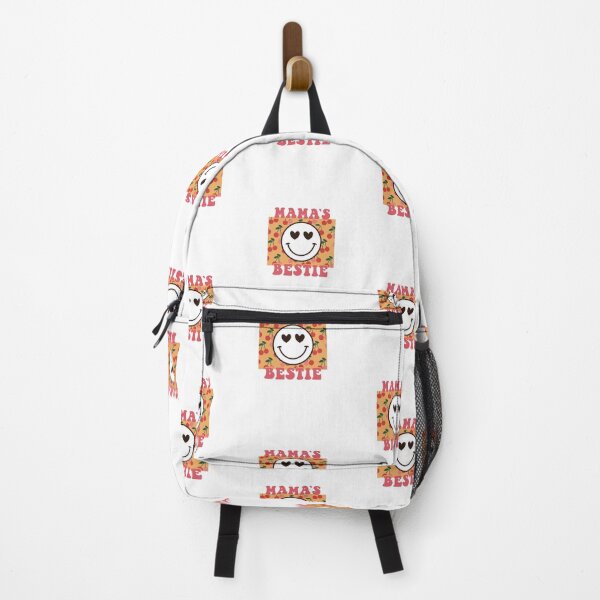 Item preview, Mama's Bestie Checkered Smiley Face | Retro Pink Mom and Daughter Gift designed and sold by HBDStudio.