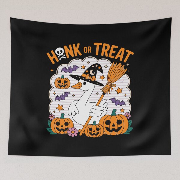 Item preview, Honk or Treat Halloween Witch Goose Costume Spooky Goose designed and sold by NetoGalaxy.