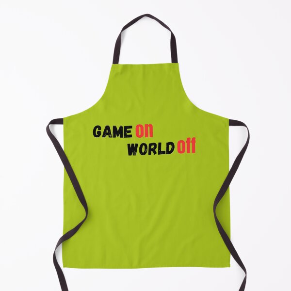 Item preview, Game On World Off - Gamer Mode Typography Design designed and sold by RADesignHub.