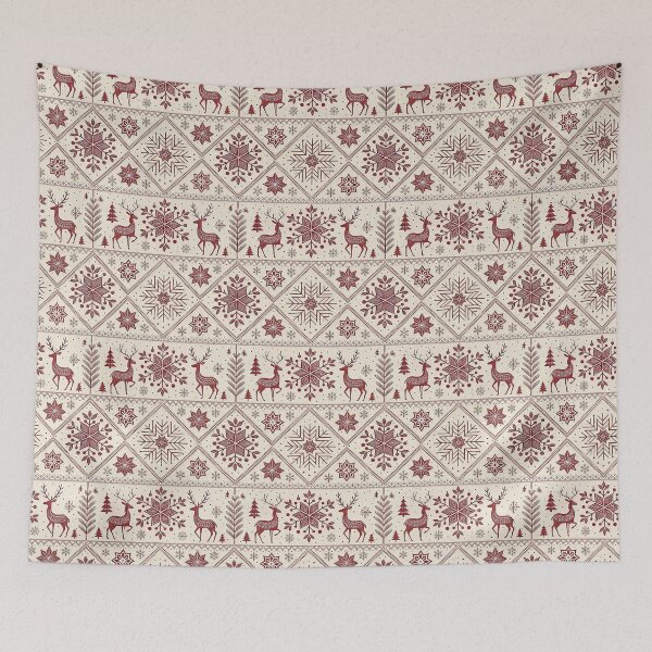 Item preview, Scandinavian Christmas pattern designed and sold by Merrylands Artshop.