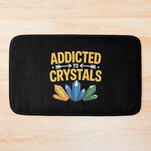 Item preview, Hooked on Crystals Funny Spiritual Hobby designed and sold by NetoGalaxy.