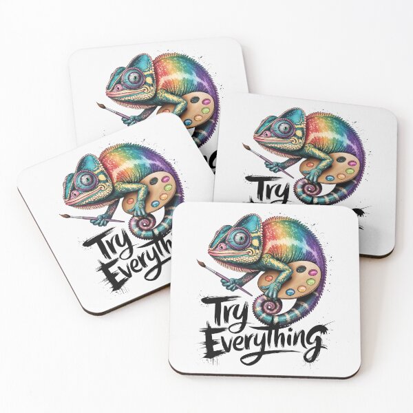 Item preview, Chameleon Artist Life - Try Everything, Creative Soul designed and sold by SolaoLab.