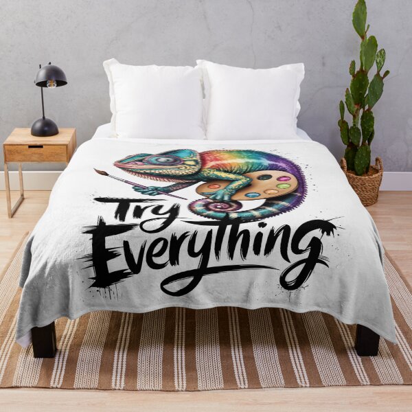 Item preview, Chameleon Artist Life - Try Everything, Creative Soul designed and sold by SolaoLab.