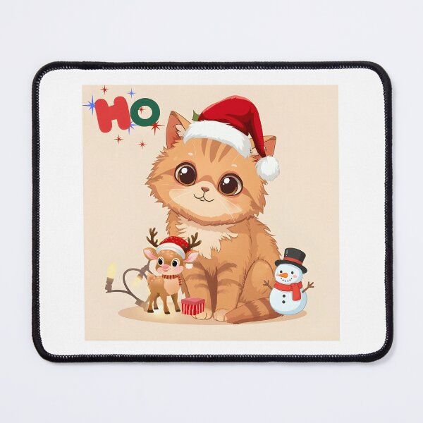 Item preview, Yuletide Cozy Cat Christmas Tee designed and sold by PixelInfinite.