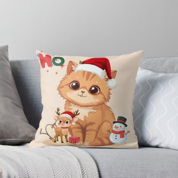 Item preview, Yuletide Cozy Cat Christmas Tee designed and sold by PixelInfinite.