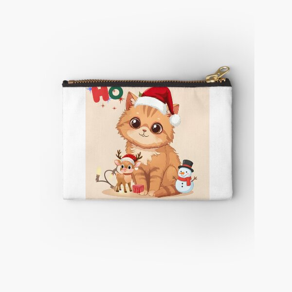 Item preview, Yuletide Cozy Cat Christmas Tee designed and sold by PixelInfinite.