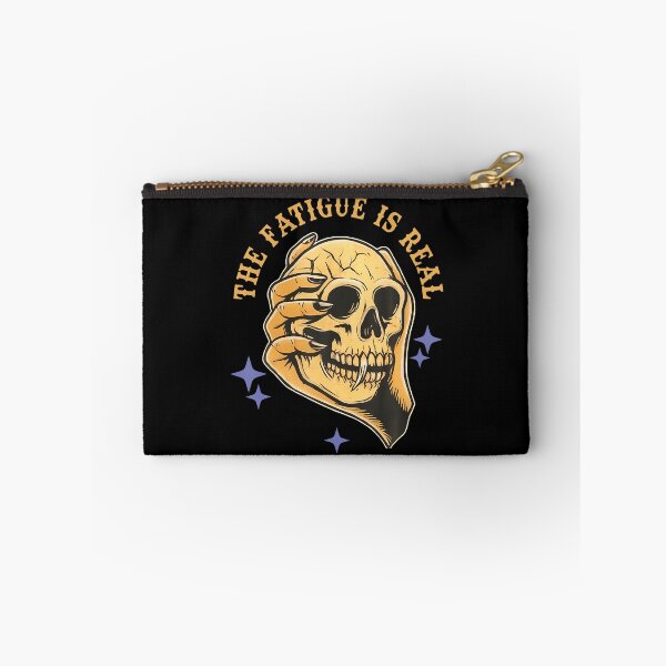 Item preview, The Fatigue Is Real Skull designed and sold by TaraAnnie.