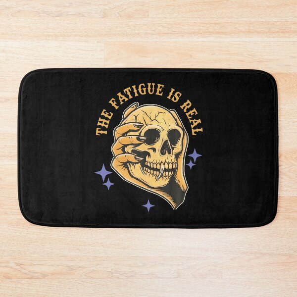Item preview, The Fatigue Is Real Skull designed and sold by TaraAnnie.