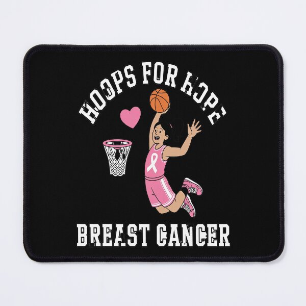 Item preview, Hoops for Hope Breast Cancer Awareness Basketball Player designed and sold by NetoGalaxy.