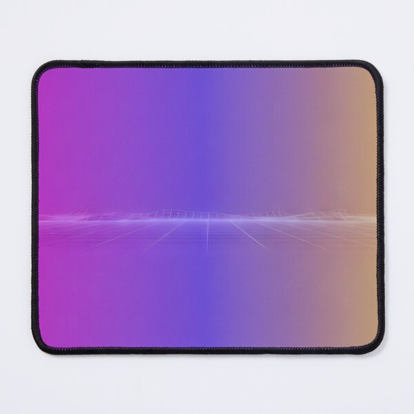Item preview, Gradient Horizon Wireframe Terrain with Pink Purple Orange Glow designed and sold by SplashTastic.