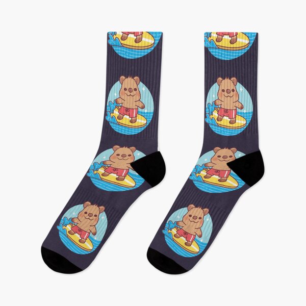 Item preview, Cute Quokka The Waves Beach And Summer designed and sold by rustydoodle.